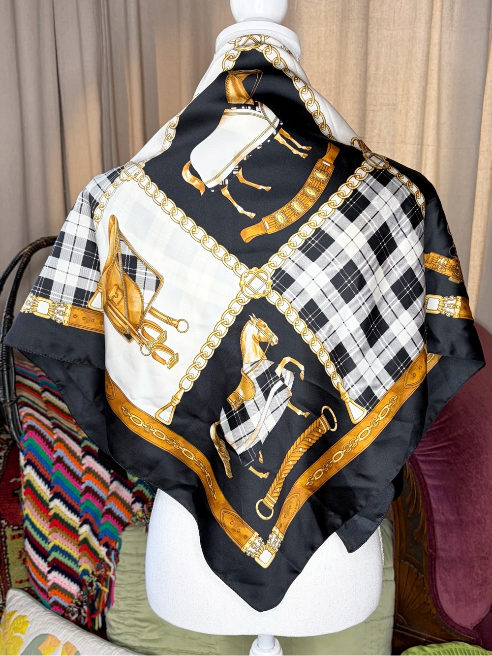 Equestrian Scarf by Art of the Scarf